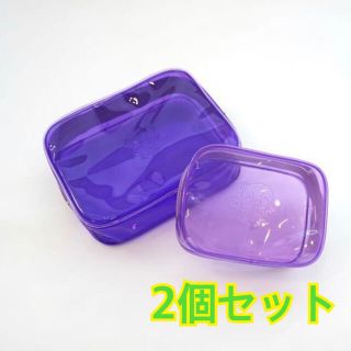 PVC ポーチ パープル 2種 ヤンチェオンテンバール 香取慎吾(男性タレント)