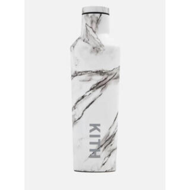 KITH ボトル タンブラー 水筒 ウォーターボトル スノードリフト ... Kith 水筒 シルバー