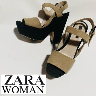 ザラ(ZARA)のZARA WOMAN ザラウーマン 厚底 サンダル(サンダル)