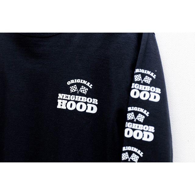 NEIGHBORHOOD(ネイバーフッド)のNEIGHBORHOOD ネイバーフッド バックプリント ロゴプリント ロンT  メンズのトップス(Tシャツ/カットソー(七分/長袖))の商品写真