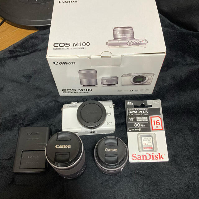 良品☆Canon EOS M100 レンズキット