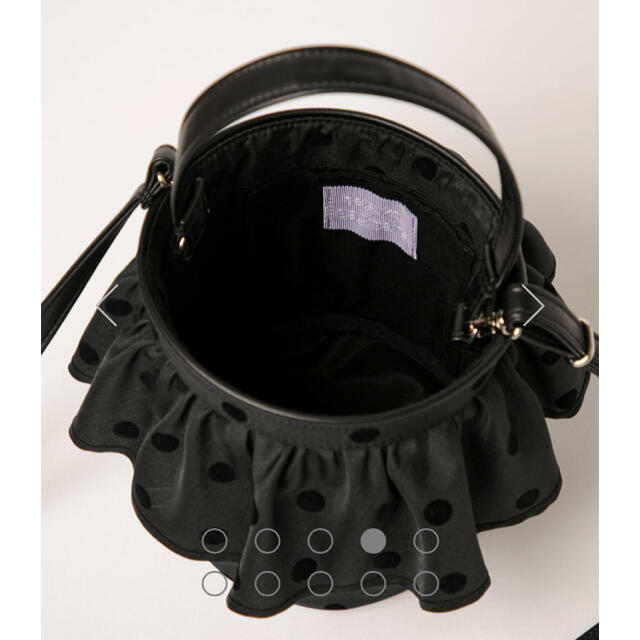 セツコサジテール　黒水玉city レディースのバッグ(ハンドバッグ)の商品写真
