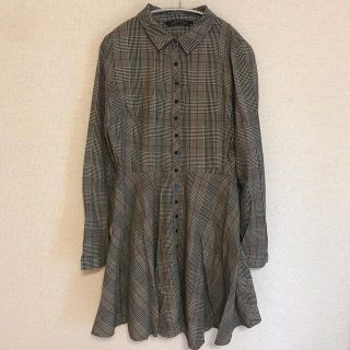 ザラ(ZARA)の【ZARA】長袖ワンピース(ミニワンピース)