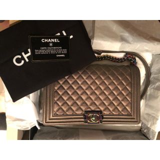 シャネル(CHANEL)のレア希少ボーイシャネル限定、日本入荷2点のみオーロラチェーン(ショルダーバッグ)