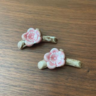 2個セット　枝梅　箸置き(カトラリー/箸)