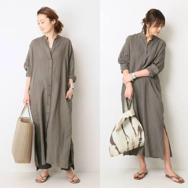 DEUXIEME CLASSE - 定価47500 20ss Deuxieme Classe Linen ワンピース