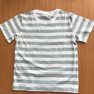 ムジルシリョウヒン(MUJI (無印良品))のちさ様☆無印良品　半袖　ボーダーTシャツ　120(Tシャツ/カットソー)