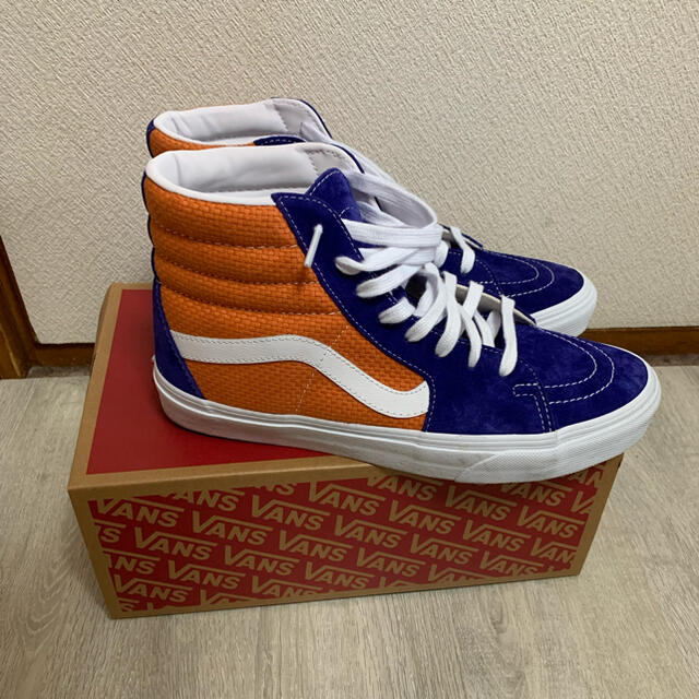 VANS(ヴァンズ)の【美品　大特価】バンズ スケートハイ パープルオレンジ　27cm メンズの靴/シューズ(スニーカー)の商品写真