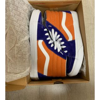 ヴァンズ(VANS)の【美品　大特価】バンズ スケートハイ パープルオレンジ　27cm(スニーカー)