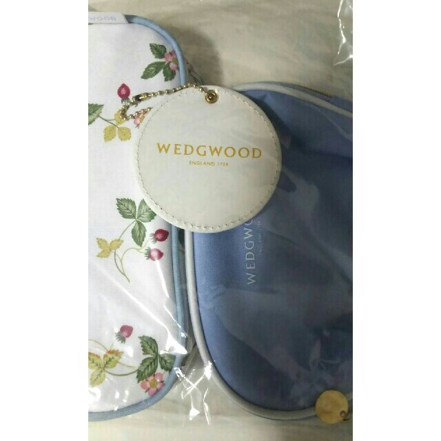 WEDGWOOD(ウェッジウッド)の【未使用】WEDGWOOD ポーチ & ミラーチャームセット レディースのファッション小物(ポーチ)の商品写真