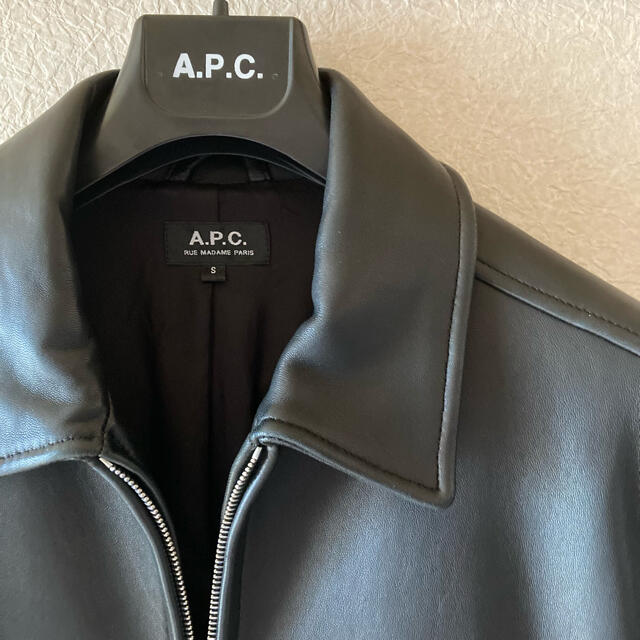 A.P.C MOTO BLOUSON モトブルゾン レザージャケット - レザージャケット