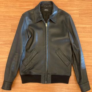 アーペーセー(A.P.C)のA.P.C MOTO BLOUSON モトブルゾン レザージャケット(レザージャケット)