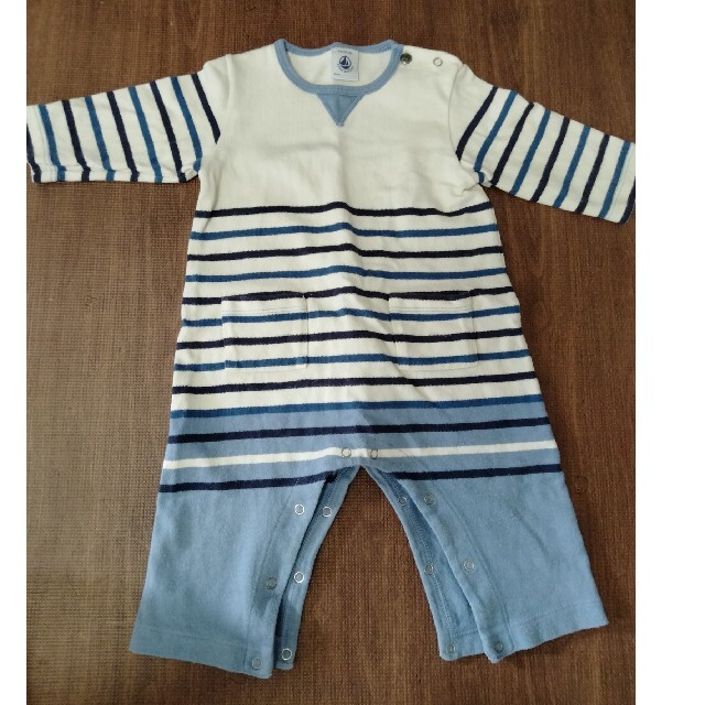 PETIT BATEAU(プチバトー)のプチバトー　ロンパース キッズ/ベビー/マタニティのベビー服(~85cm)(ロンパース)の商品写真