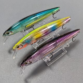 【値下げ】フラッシュブーストフローティングミノー 130mm/20g　3個セット(ルアー用品)