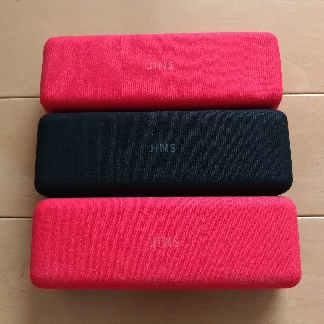 JINS(ジンズ)のJINS ジンズ メガネケース 3個セット レディースのファッション小物(サングラス/メガネ)の商品写真