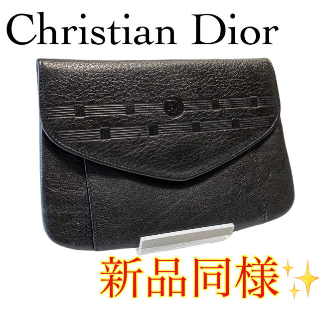 ♠美品♠クリスチャンディオール Christian Dior ミニポーチブラック