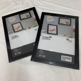 イケア(IKEA)のIKEA イケア　フレーム　2枚セット(写真額縁)