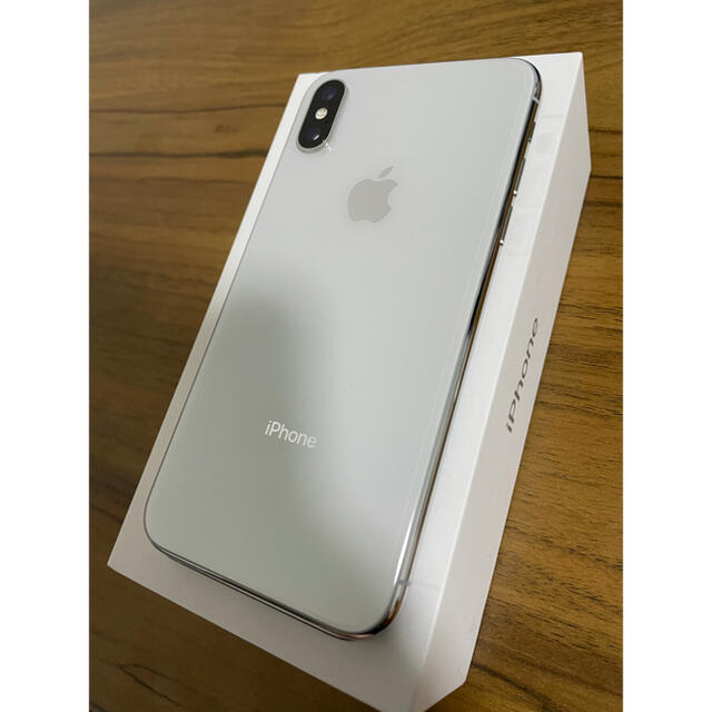 スマホ/家電/カメラ【 本体 】iPhone Xs Silver 256GB SIMフリー