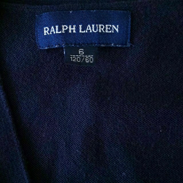 Ralph Lauren(ラルフローレン)のラルフローレン カーディガン 120 パフスリーブ 女の子 キッズ/ベビー/マタニティのキッズ服女の子用(90cm~)(カーディガン)の商品写真