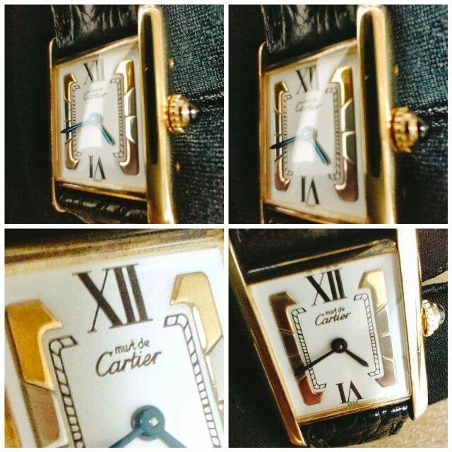 Cartier(カルティエ)の正規品保証書付カルティエ Cartier マストタンクsmヴェルメイユレディース レディースのファッション小物(腕時計)の商品写真