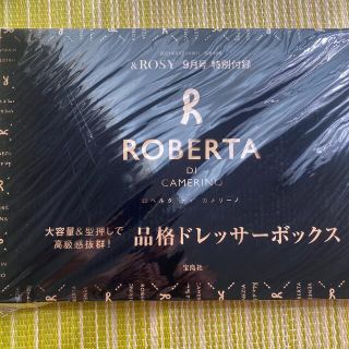 ロベルタディカメリーノ(ROBERTA DI CAMERINO)の&ROSY9月号　ロベルタディかメリーーノ(ファッション)