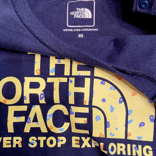 THE NORTH FACE(ザノースフェイス)の売却済み　ノースフェイス　Tシャツ キッズ/ベビー/マタニティのベビー服(~85cm)(Ｔシャツ)の商品写真