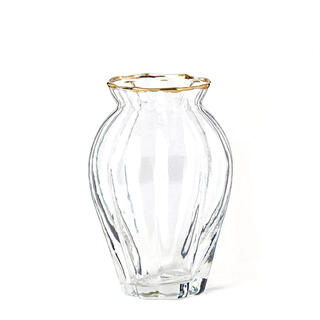 フランフラン(Francfranc)のガラス　フラワー　ベース　　花瓶　新品未使用　H&M(花瓶)