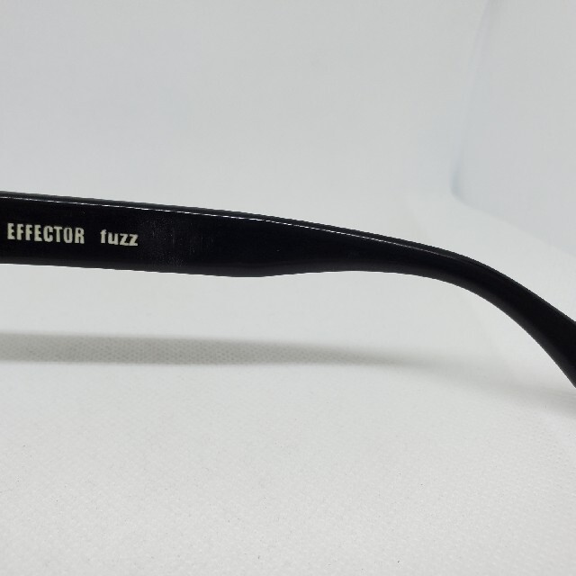 EFFECTOR(エフェクター)のEFFECTOR眼鏡 エフェクターメガネ FUZZ ファズ BK 度無サングラス メンズのファッション小物(サングラス/メガネ)の商品写真