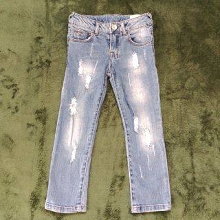 ザラキッズ(ZARA KIDS)のキッズ　ダメージ風ジーンズ(デニム)　98cm　 ZARA(パンツ/スパッツ)