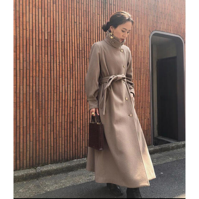 【AMERI】 POOFY FLARE LONG COAT