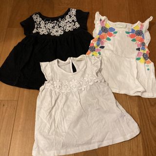 ザラキッズ(ZARA KIDS)のZara baby Tシャツ・ノースリーブの3点セット(Ｔシャツ)