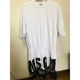 エムエスジイエム(MSGM)の♡本日限定お値下♡MSGM デザイン ワンピース♡XS(ひざ丈ワンピース)