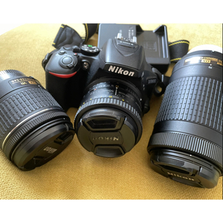 Nikon - Nikon d5600 ダブルズームキット ＋単焦点レンズの通販 by ...