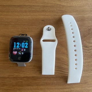 スマートウォッチ2個セット Apple Watch風腕時計 普通の時計として
