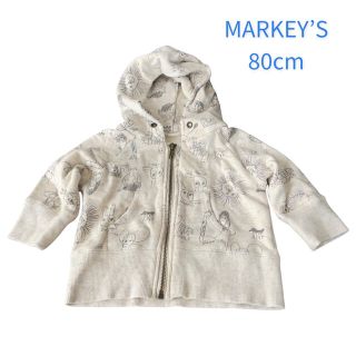 マーキーズ(MARKEY'S)の【美品】マーキーズ MARKEY’S ベビー パーカー 80cm 防寒(その他)