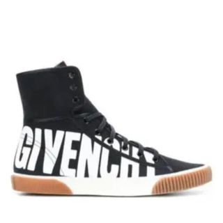 ジバンシィ(GIVENCHY)のジバンシー  ハイカット　ロゴ スニーカー　38(スニーカー)