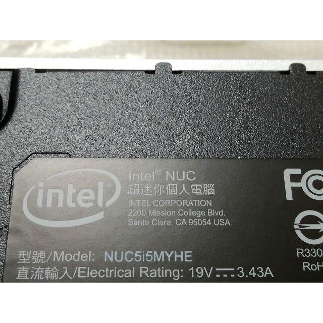 Intel NUC Core i5 BLKNUC5I5MYHE スマホ/家電/カメラのPC/タブレット(デスクトップ型PC)の商品写真