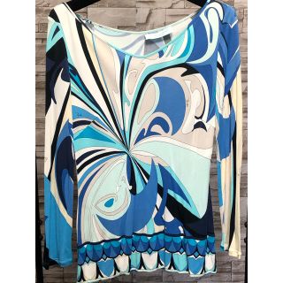 エミリオプッチ(EMILIO PUCCI)の【セール】クールに冴える　エミリオプッチ  カットソー(カットソー(長袖/七分))