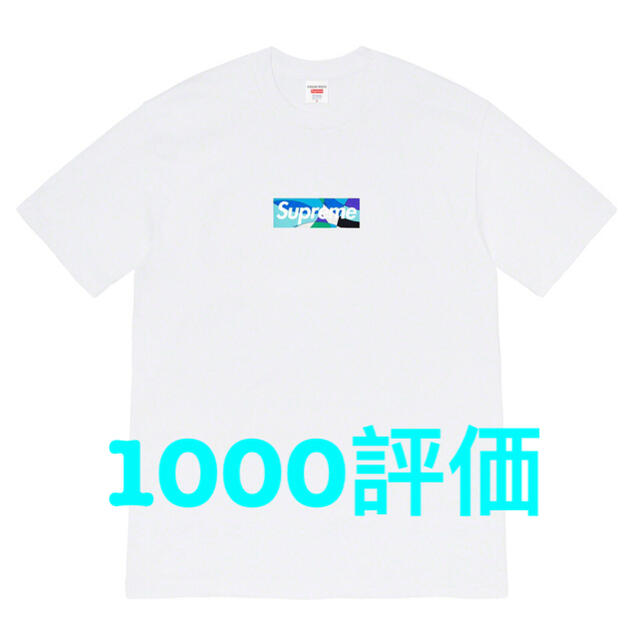 トップスSupreme Emilio Pucci Box Logo Tee 白青M