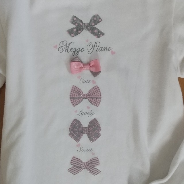 mezzo piano(メゾピアノ)のメゾピアノ 140 キッズ/ベビー/マタニティのキッズ服女の子用(90cm~)(Tシャツ/カットソー)の商品写真