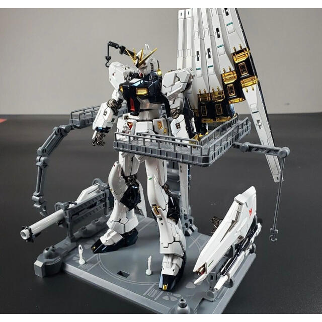 RG 1/144 解体匠機 RX-93 νガンダム様式整備台HG 1/144汎用の RG 1/144 解体匠機 RX-93 νガンダム様式整備台HG 1/144汎用の