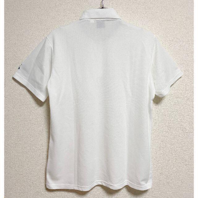 MIZUNO(ミズノ)の新品 L ★ Mizuno ミズノ メンズ 半袖 ポロシャツ ホワイト ロゴ刺繍 メンズのトップス(ポロシャツ)の商品写真
