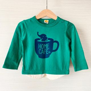 ムージョンジョン(mou jon jon)のmou jon jon 90cm "HOME CAFE" レイヤードカットソー(Tシャツ/カットソー)