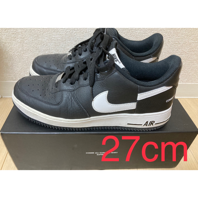 ナイキ✖️シュプリーム✖️コムデギャルソン コラボAF1 27cm | www