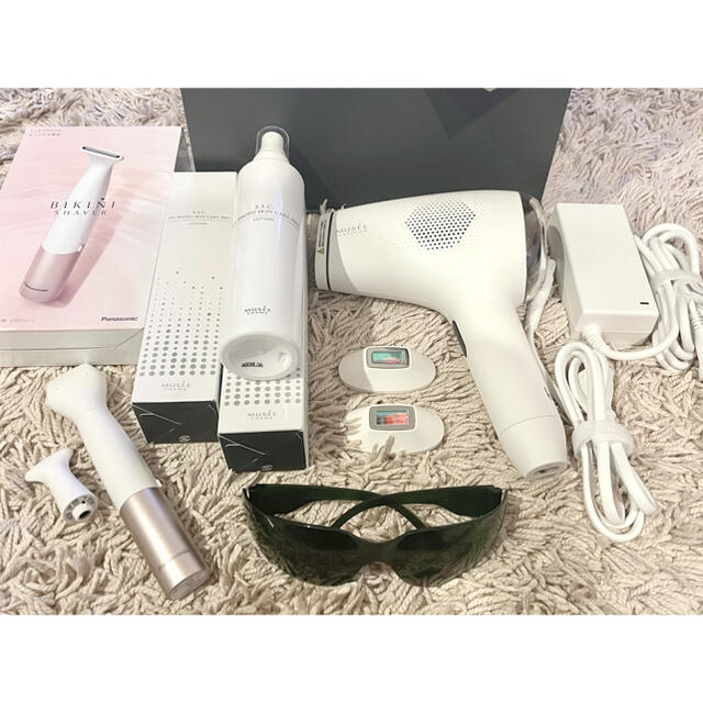 ミュゼ脱毛器、新品ローション、シェーバーセット美品 新到着 51.0%OFF
