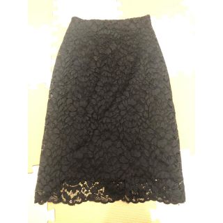 ザラ(ZARA)のZARA レーススカート  (ひざ丈スカート)