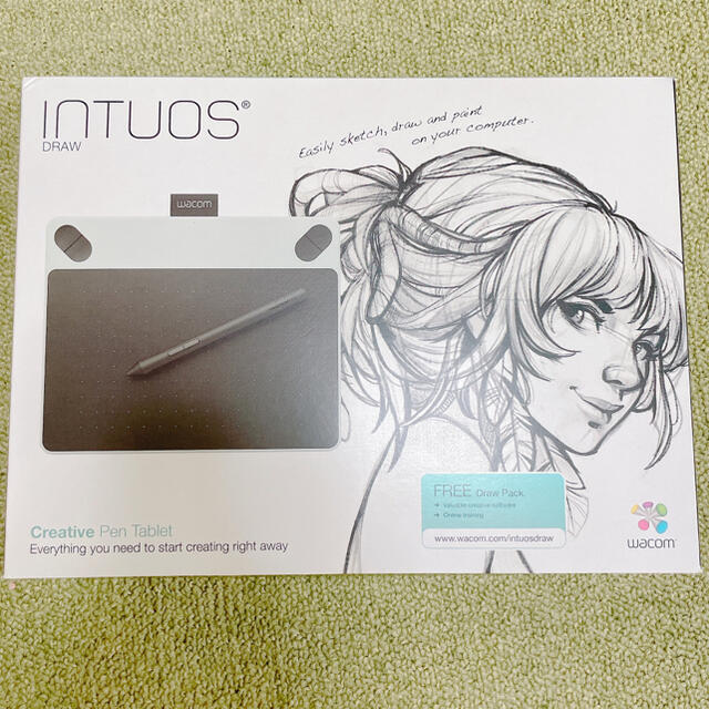 Wacom(ワコム)のワコム ペンタブレット INTUOS DRAW スマホ/家電/カメラのPC/タブレット(タブレット)の商品写真