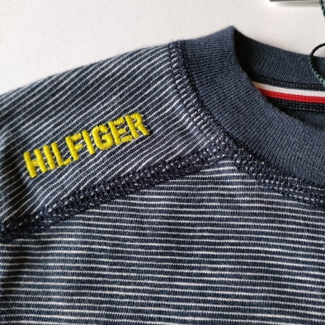 TOMMY HILFIGER(トミーヒルフィガー)のトミーヒルフィガー　キッズ　ボーイズ　ボーダーロンT　  キッズ/ベビー/マタニティのキッズ服男の子用(90cm~)(Tシャツ/カットソー)の商品写真