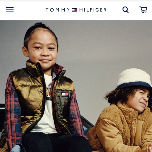 TOMMY HILFIGER(トミーヒルフィガー)のトミーヒルフィガー　キッズ　ボーイズ　ボーダーロンT　  キッズ/ベビー/マタニティのキッズ服男の子用(90cm~)(Tシャツ/カットソー)の商品写真