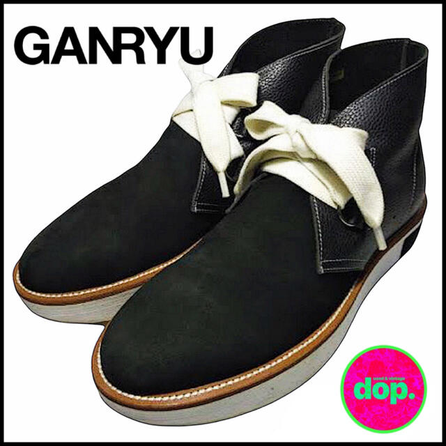 ▼ ganryu black chukka boots ▼